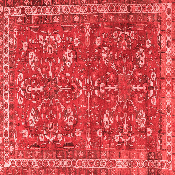 Machine Washable Persian Red Traditional Rug, wshtr3689red