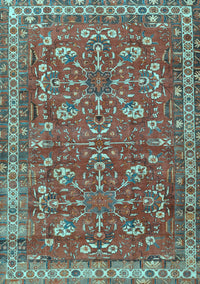 Persian Light Blue Traditional Rug, tr3689lblu