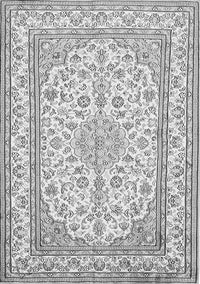 Medallion Gray Traditional Rug, tr368gry