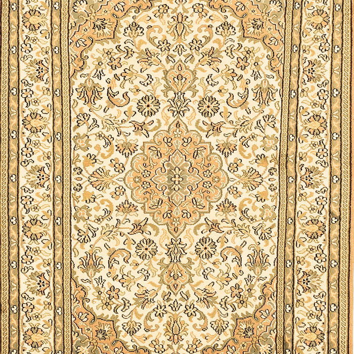 Medallion Brown Traditional Rug, tr368brn