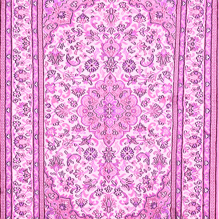 Medallion Pink Traditional Rug, tr368pnk
