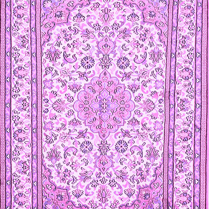 Medallion Purple Traditional Rug, tr368pur