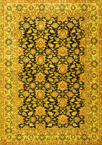 Persian Yellow Traditional Rug, tr3690yw