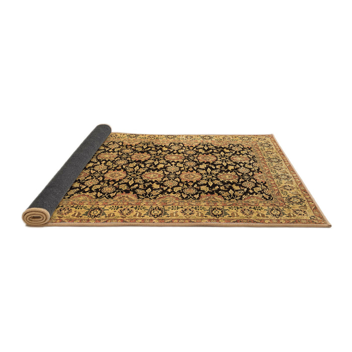 Sideview of Persian Brown Traditional Rug, tr3690brn