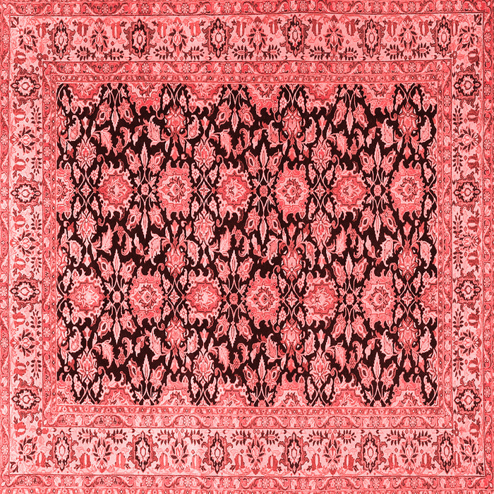 Machine Washable Persian Red Traditional Rug, wshtr3690red