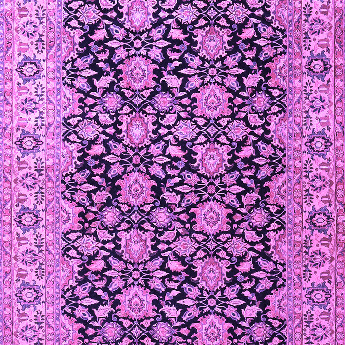 Machine Washable Persian Purple Traditional Area Rugs, wshtr3690pur