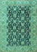 Persian Turquoise Traditional Rug, tr3690turq