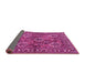 Sideview of Persian Pink Traditional Rug, tr3691pnk