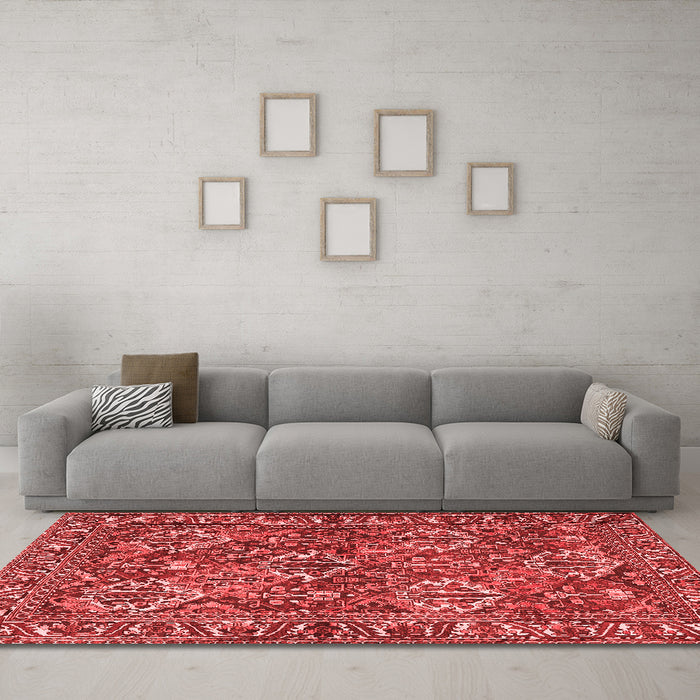 Traditional Red Washable Rugs