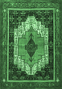 Persian Emerald Green Traditional Rug, tr3692emgrn