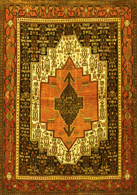 Persian Yellow Traditional Rug, tr3692yw