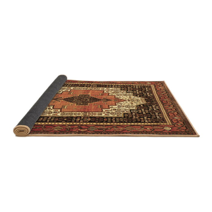 Sideview of Persian Brown Traditional Rug, tr3692brn