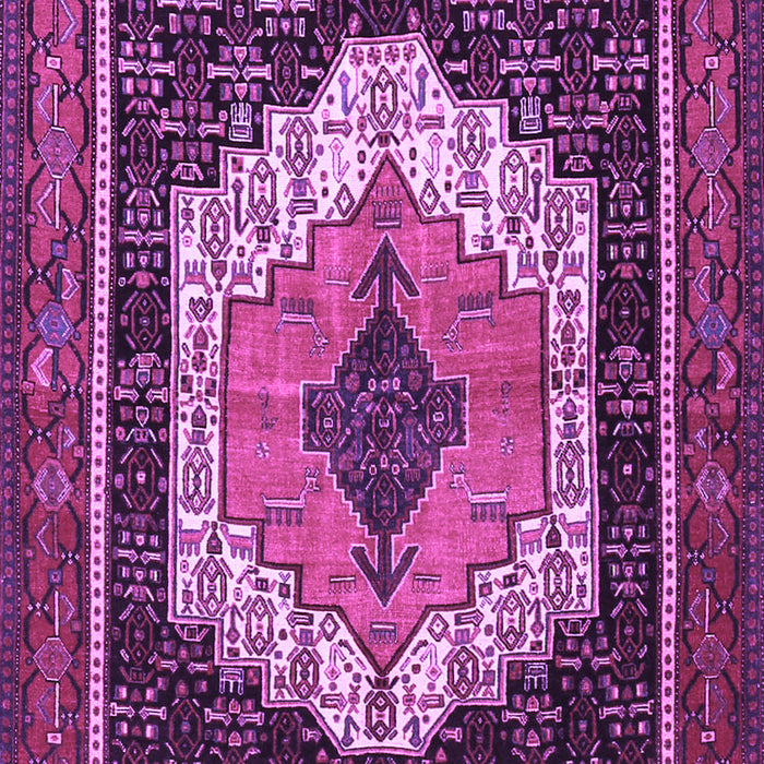 Machine Washable Persian Purple Traditional Area Rugs, wshtr3692pur