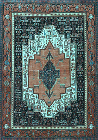 Persian Light Blue Traditional Rug, tr3692lblu