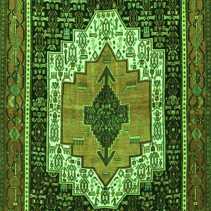 Persian Green Traditional Rug, tr3692grn