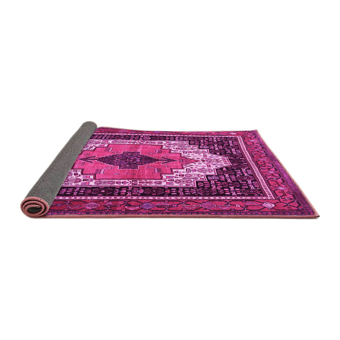 Sideview of Persian Pink Traditional Rug, tr3692pnk