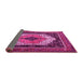 Sideview of Persian Pink Traditional Rug, tr3692pnk