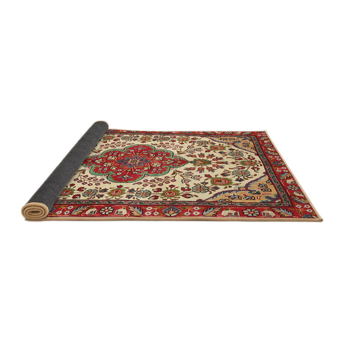 Sideview of Traditional Red Persian Rug, tr3693