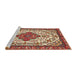 Sideview of Machine Washable Traditional Red Rug, wshtr3693