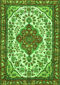 Persian Green Traditional Rug, tr3693grn