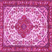 Square Persian Pink Traditional Rug, tr3693pnk