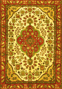 Persian Yellow Traditional Rug, tr3693yw