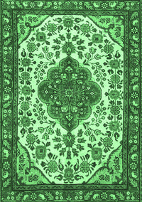 Persian Emerald Green Traditional Rug, tr3693emgrn