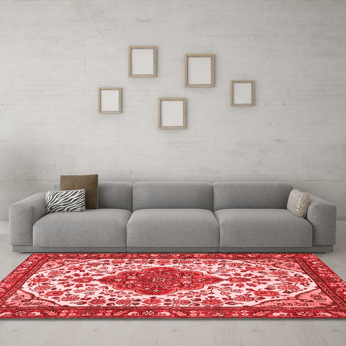 Traditional Red Washable Rugs