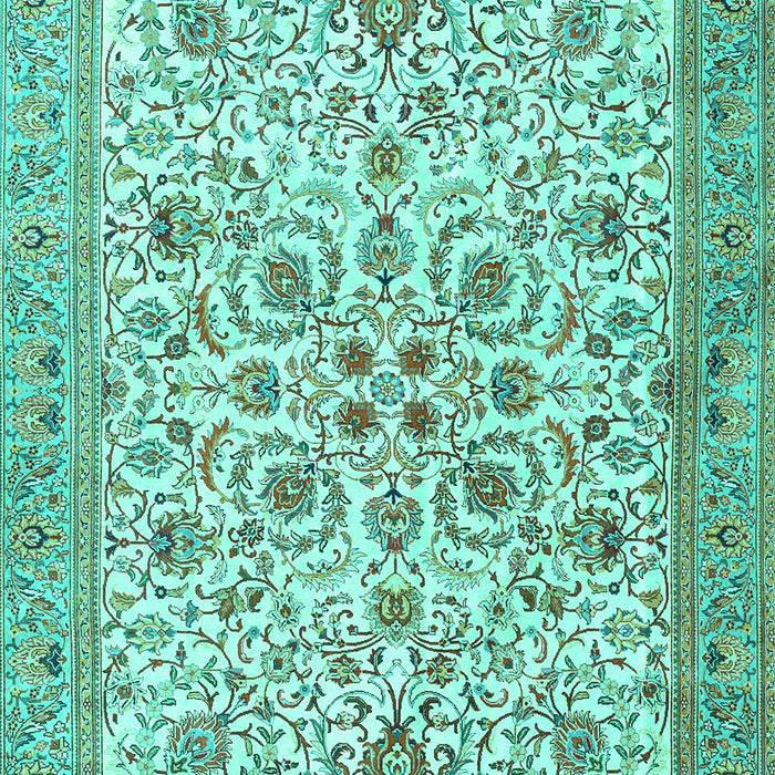 Persian Turquoise Traditional Rug, tr3694turq