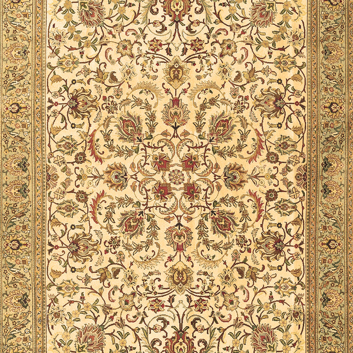 Machine Washable Persian Brown Traditional Rug, wshtr3694brn