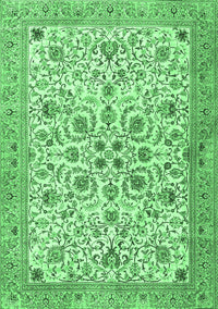 Persian Emerald Green Traditional Rug, tr3694emgrn