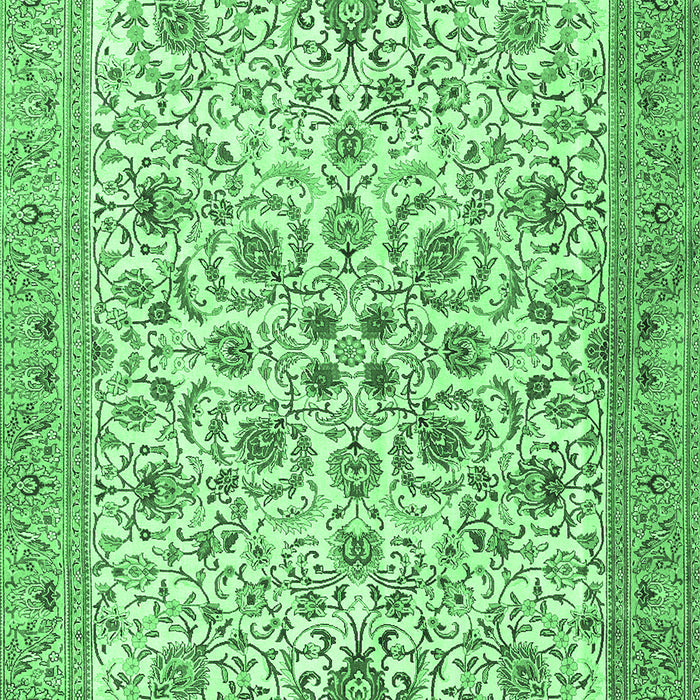 Persian Emerald Green Traditional Rug, tr3694emgrn