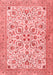 Persian Red Traditional Area Rugs