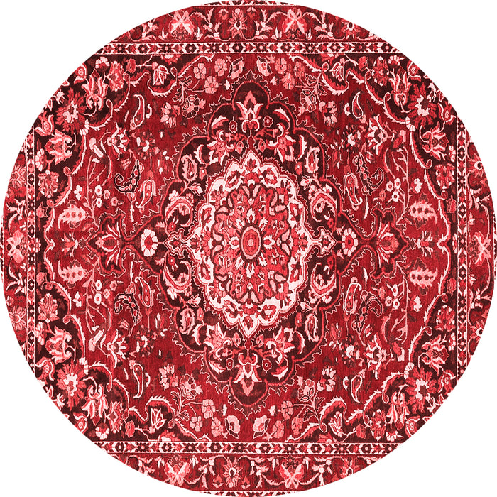 Machine Washable Persian Red Traditional Rug, wshtr3695red