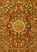 Machine Washable Persian Yellow Traditional Rug, wshtr3695yw