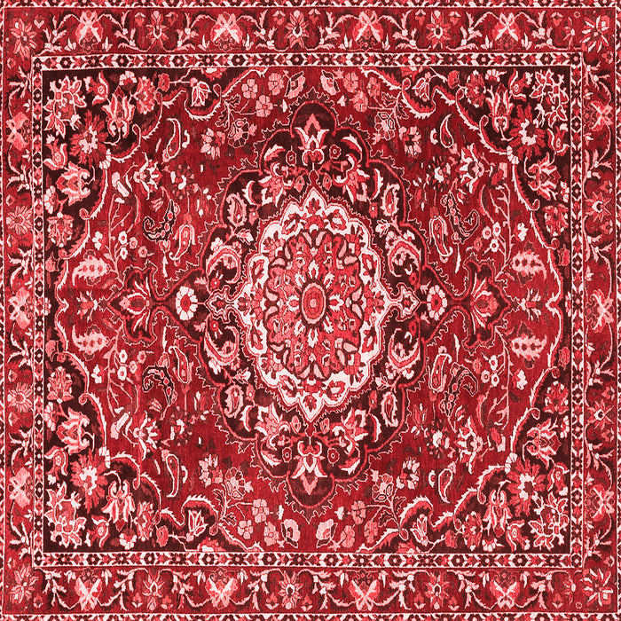 Machine Washable Persian Red Traditional Rug, wshtr3695red