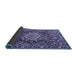 Sideview of Persian Blue Traditional Rug, tr3695blu