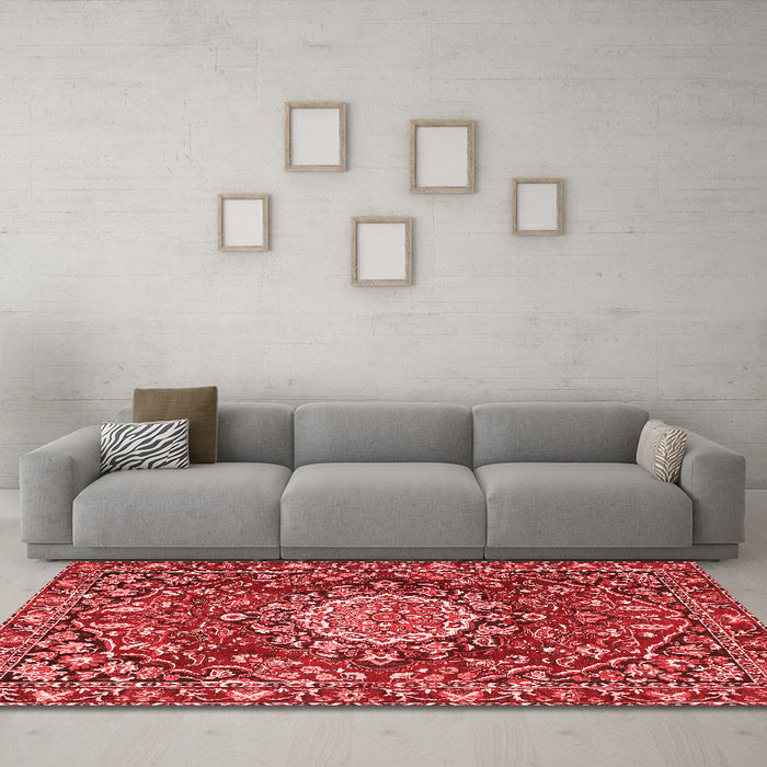 Traditional Red Washable Rugs