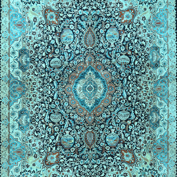Persian Light Blue Traditional Rug, tr3696lblu