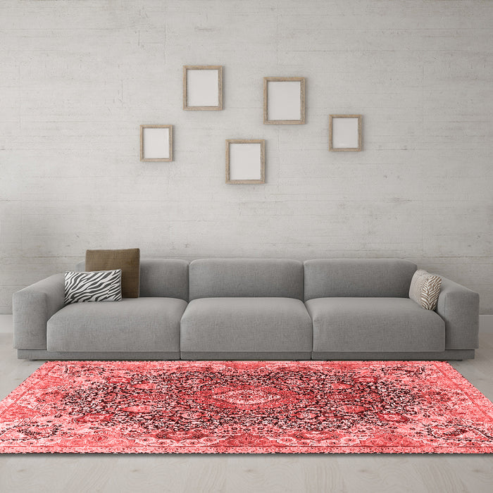 Traditional Red Washable Rugs