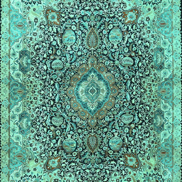 Persian Turquoise Traditional Rug, tr3696turq