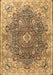 Machine Washable Persian Brown Traditional Rug, wshtr3696brn