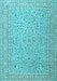 Persian Light Blue Traditional Rug, tr3697lblu