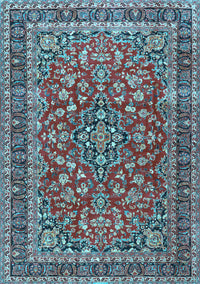 Persian Light Blue Traditional Rug, tr3698lblu