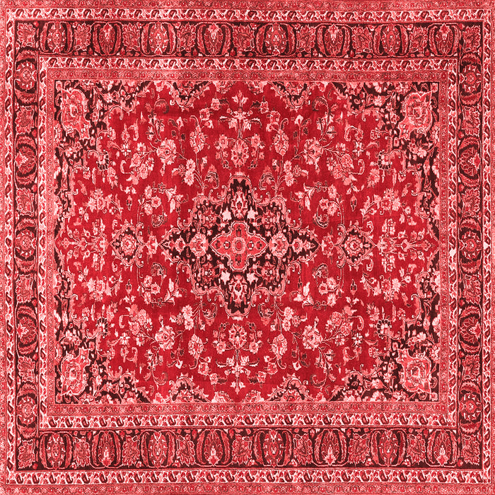 Machine Washable Persian Red Traditional Rug, wshtr3698red
