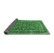 Sideview of Persian Emerald Green Traditional Rug, tr3698emgrn