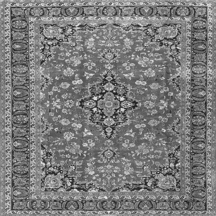 Serging Thickness of Persian Gray Traditional Rug, tr3698gry