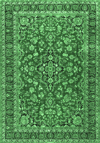 Persian Emerald Green Traditional Rug, tr3698emgrn