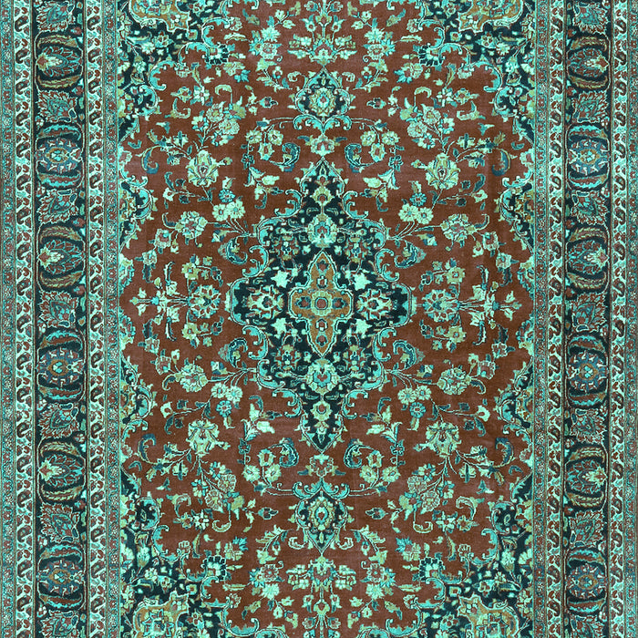 Persian Turquoise Traditional Rug, tr3698turq