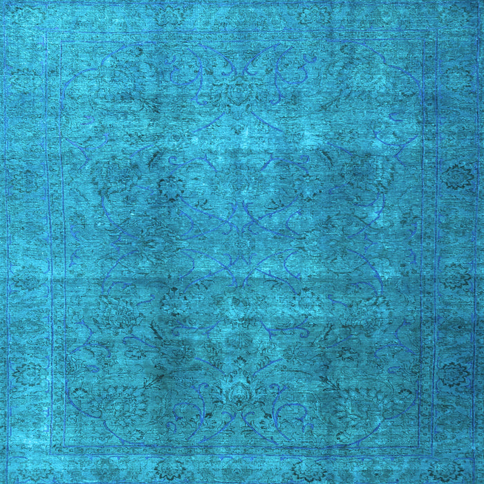 Square Persian Light Blue Bohemian Rug, tr3699lblu
